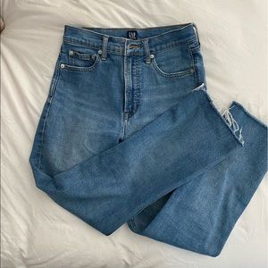 Gap High rise cigarette jeans